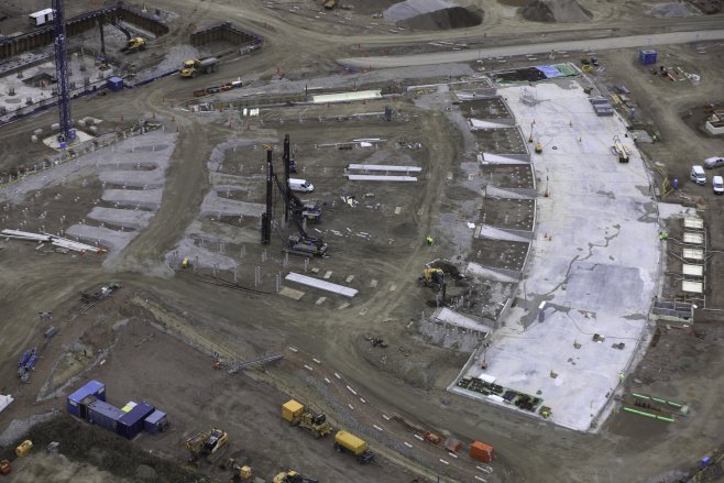 Instrument Beamline Gallery foundation piling