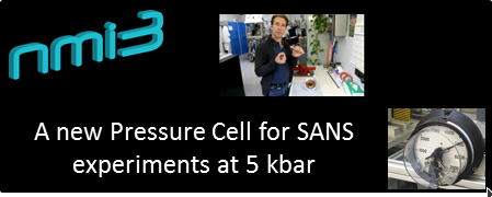 A new pressure cell for SANS experiments up to 500 MPa