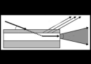 Application of a Polarized Neutron Microbeam to the Investigation of a Magnetic Microstructure