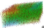 Micromagnetic simuation of large arrays of nanowires