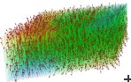 Micromagnetic simuation of large arrays of nanowires