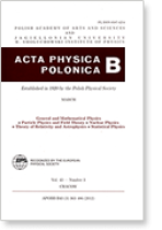 Acta Physica Polonica B (Jagiellonian University, Polish Academy of Arts and Sciences)