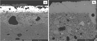 SEM micromorphological details of glaze and ceramic body