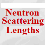 Coherent Neutron Scattering Lengths (Atominstitut der Österreichischen Universitäten)